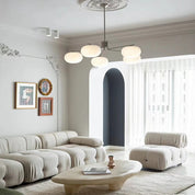 Deinias - Five-Light Glass LED Chandelier