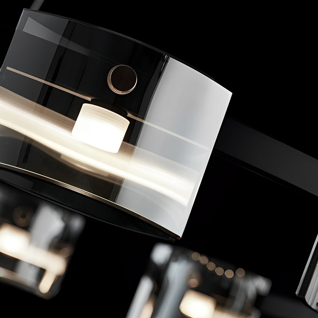 Diokles - Circle Glass Dimmable Chandelier