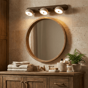 Kassiopeia - Adjustable Travertine Dome Vanity Light