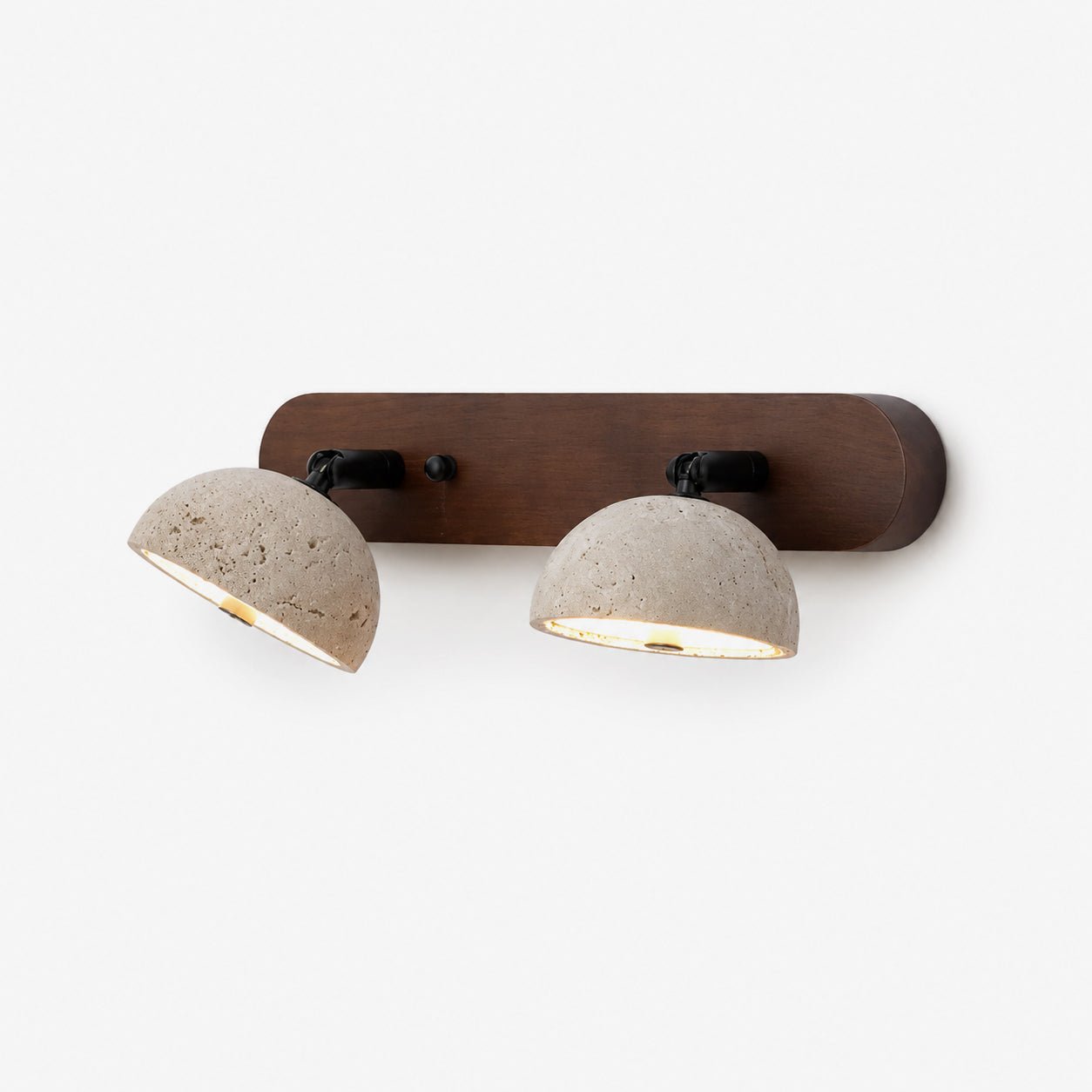 Kassiopeia - Adjustable Travertine Dome Vanity Light