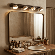 Kassiopeia - Adjustable Travertine Dome Vanity Light