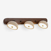 Kassiopeia - Adjustable Travertine Dome Vanity Light