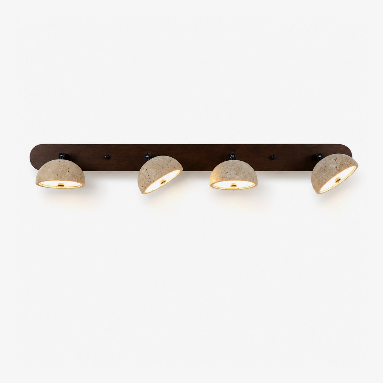Kassiopeia - Adjustable Travertine Dome Vanity Light