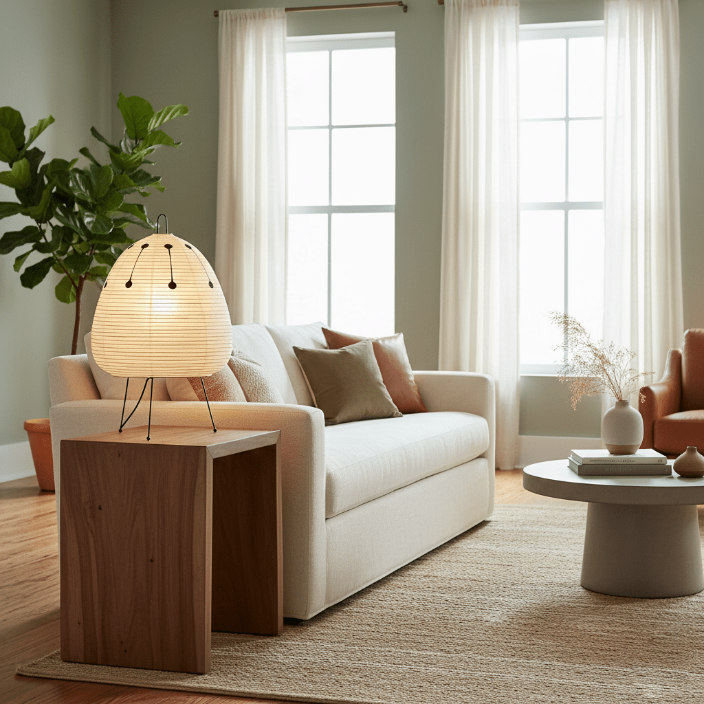 Leuke - Handmade Washi Paper Lantern Table Lamp