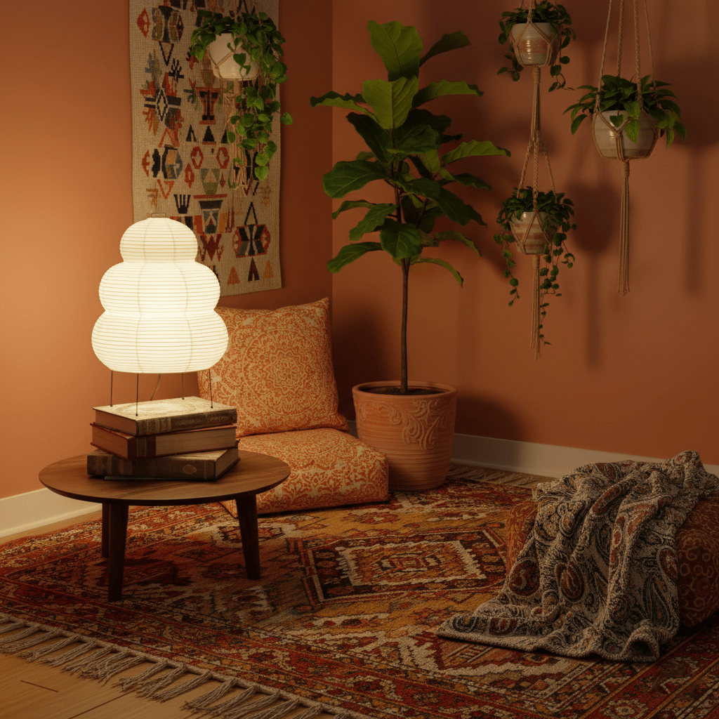 Leuke - Handmade Washi Paper Lantern Table Lamp