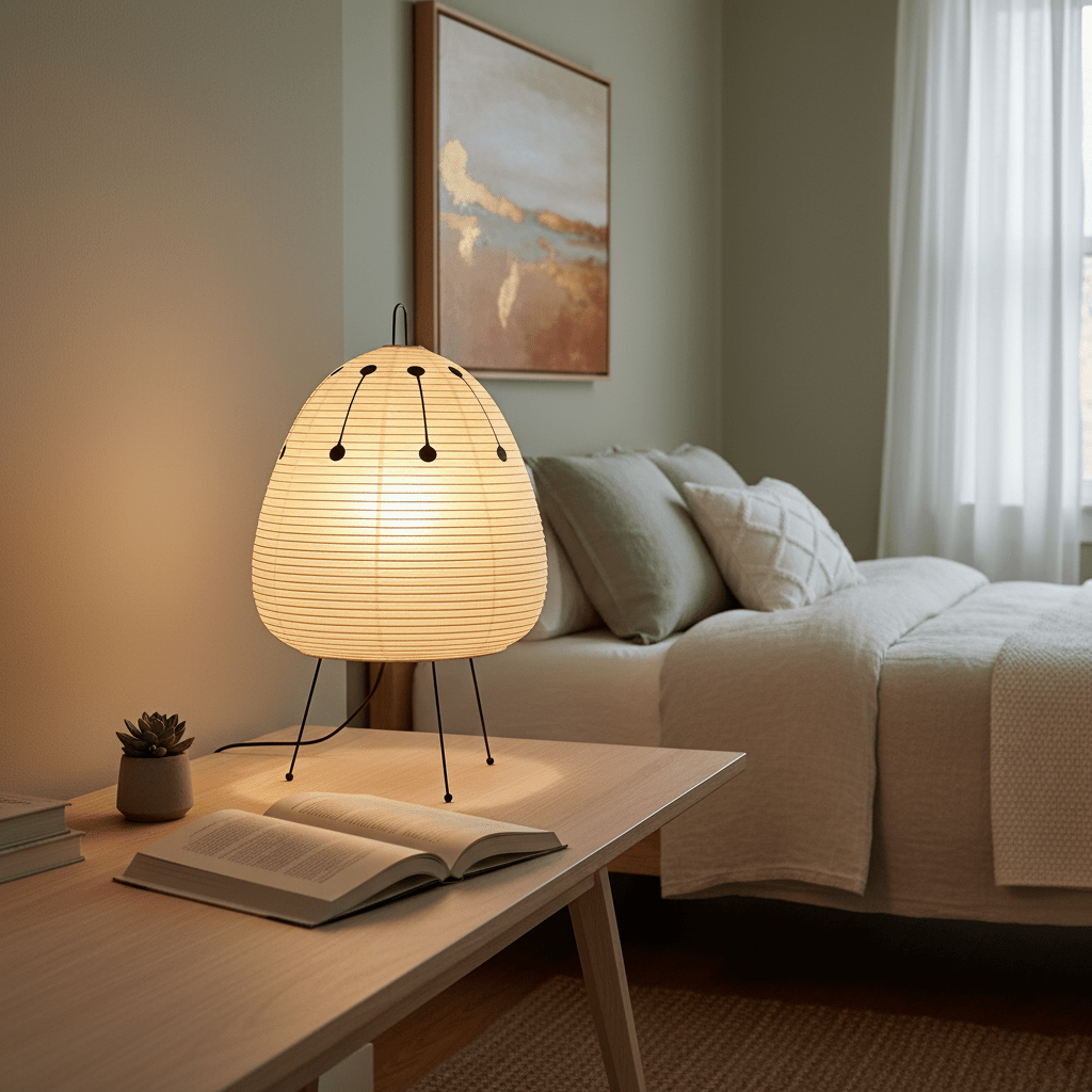 Leuke - Handmade Washi Paper Lantern Table Lamp