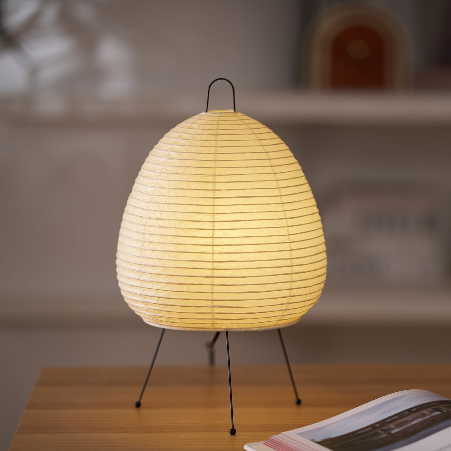 Leuke - Handmade Washi Paper Lantern Table Lamp
