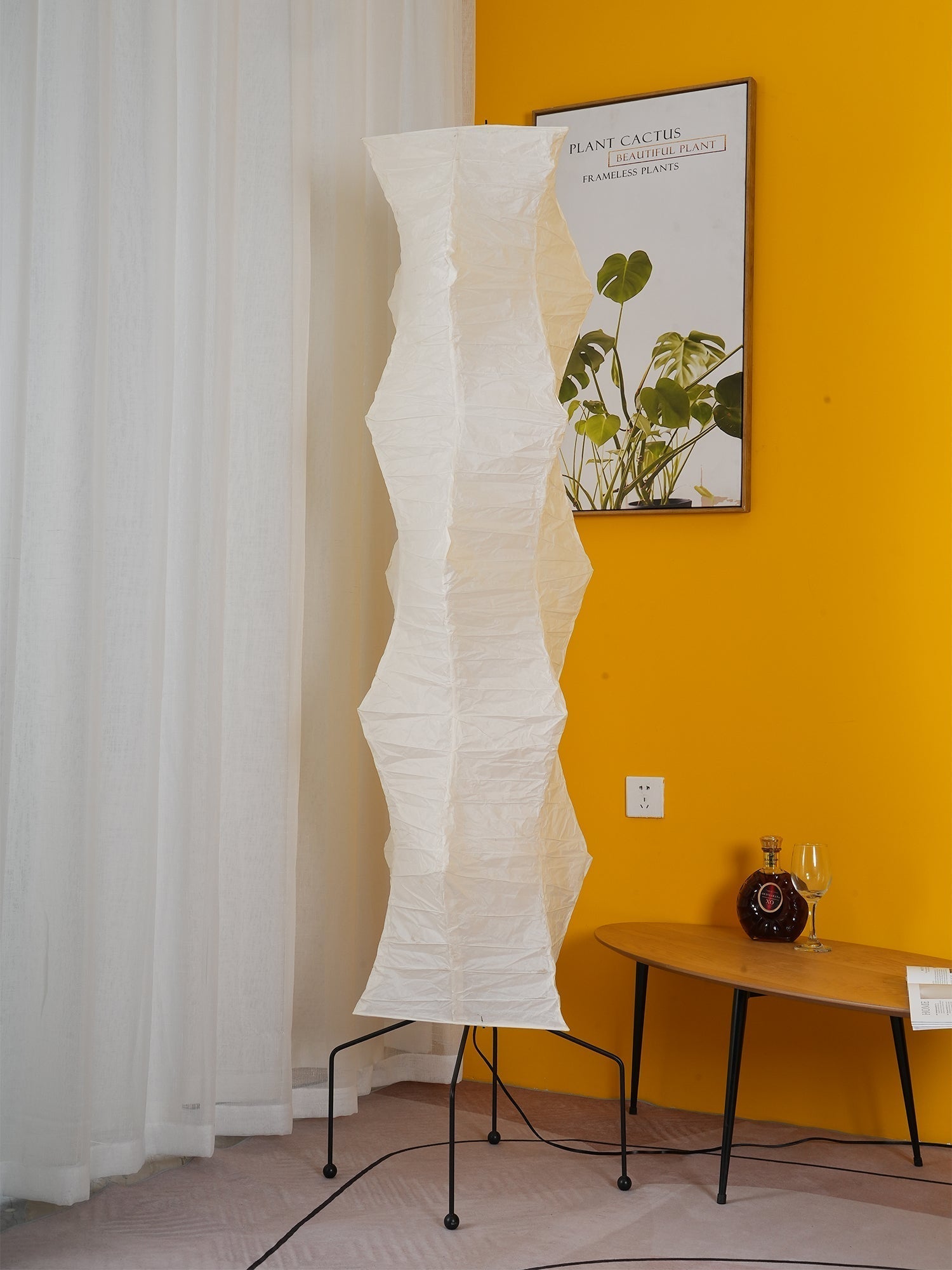 Phoibe - Washi Paper Lantern Floor Lamp