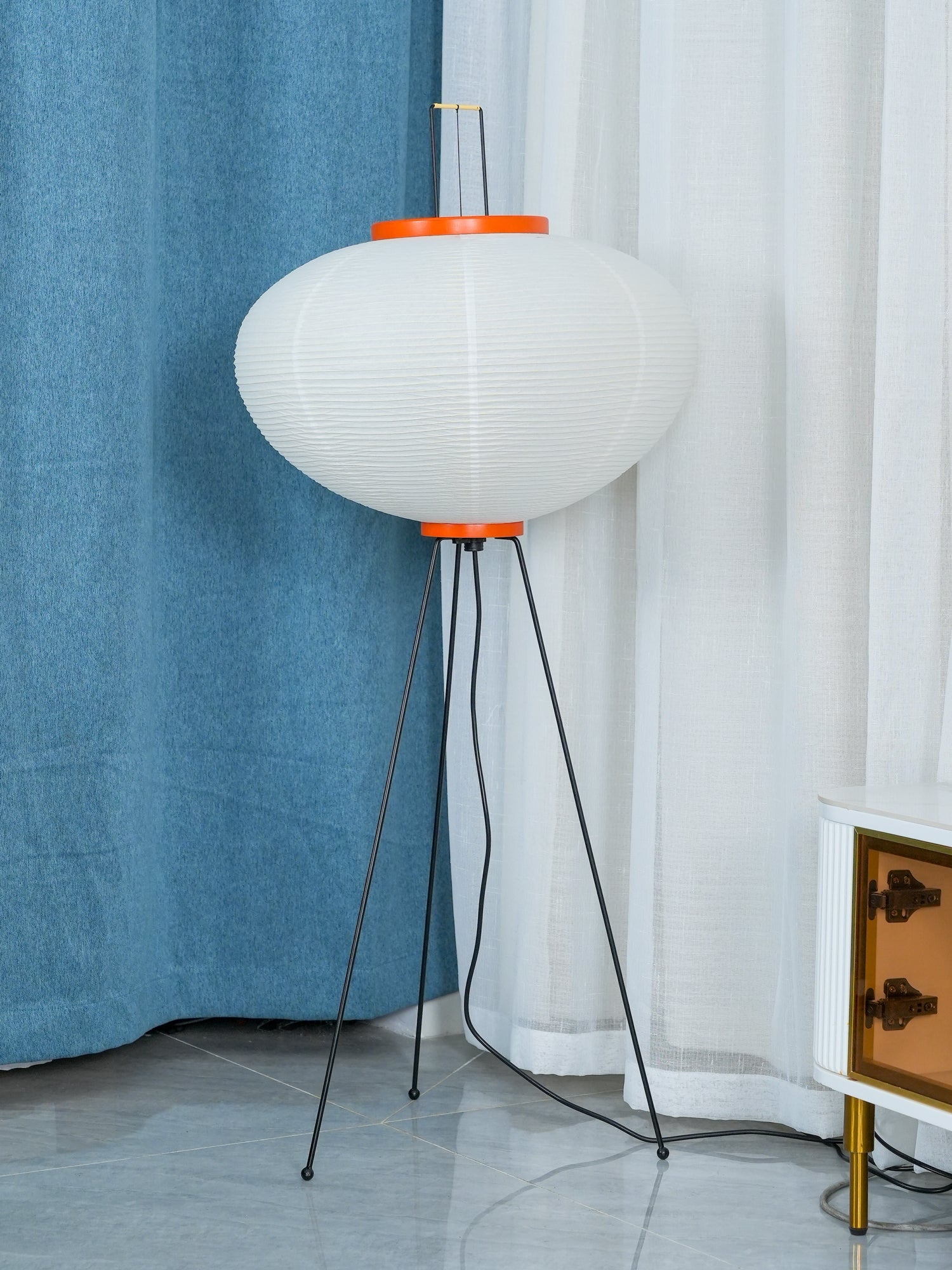 Phoibe - Washi Paper Lantern Floor Lamp