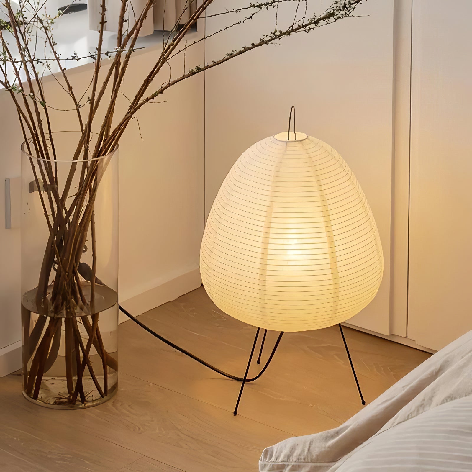 Leuke - Handmade Washi Paper Lantern Table Lamp