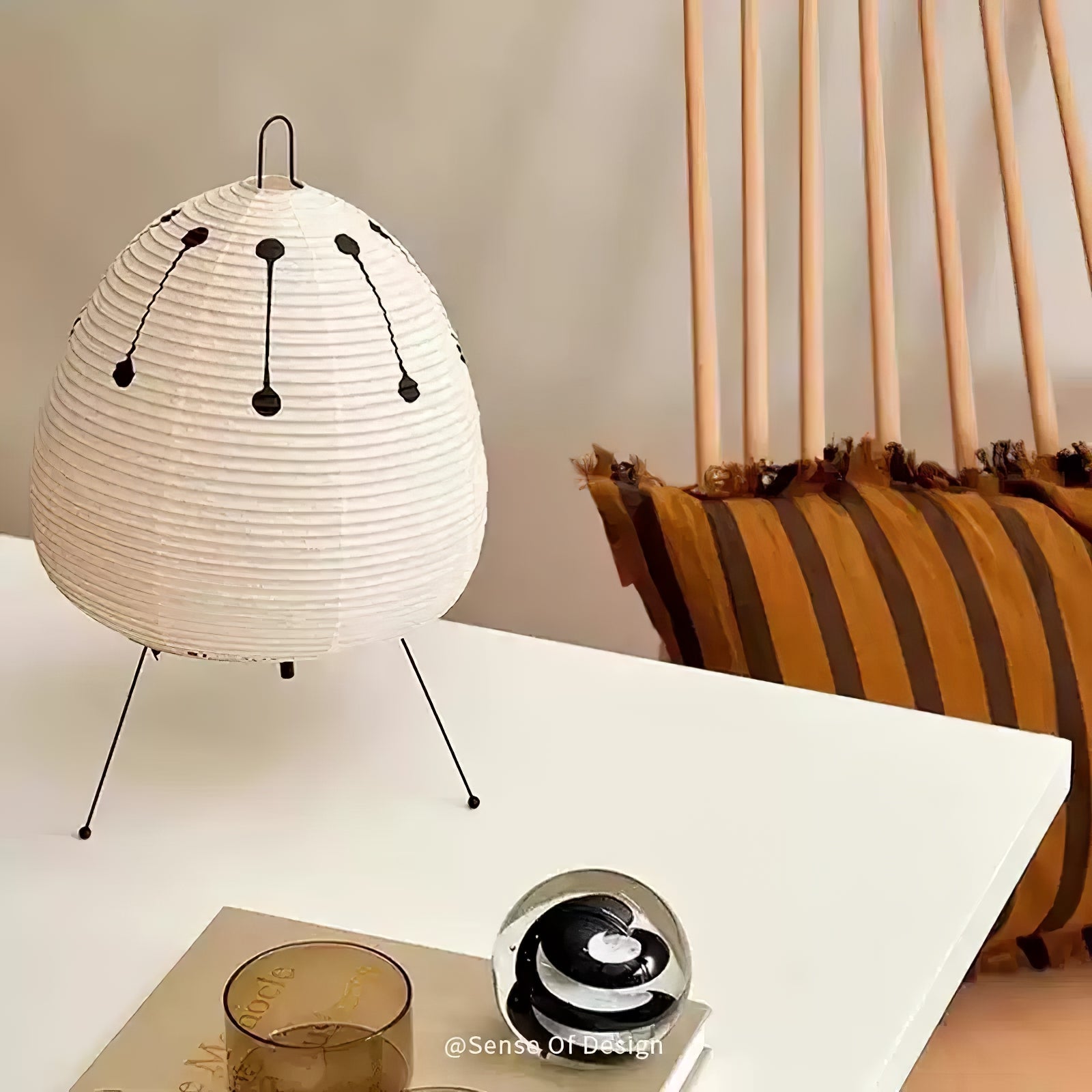 Leuke - Handmade Washi Paper Lantern Table Lamp