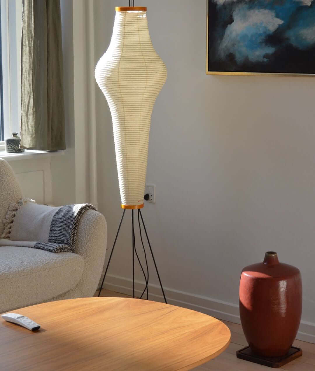 Phoibe - Washi Paper Lantern Floor Lamp