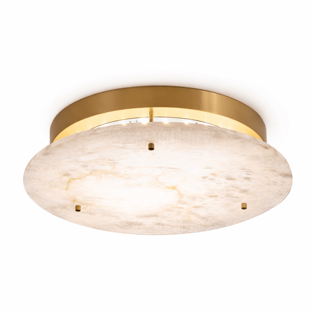 Aithousa - Alabaster Disc Ceiling Lamp