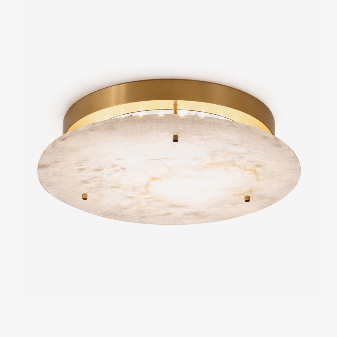 Aithousa - Alabaster Disc Ceiling Lamp