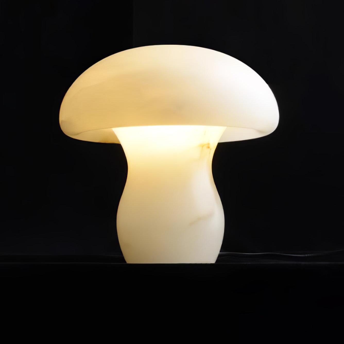 Alkmene - Alabaster Mushroom Table Lamp