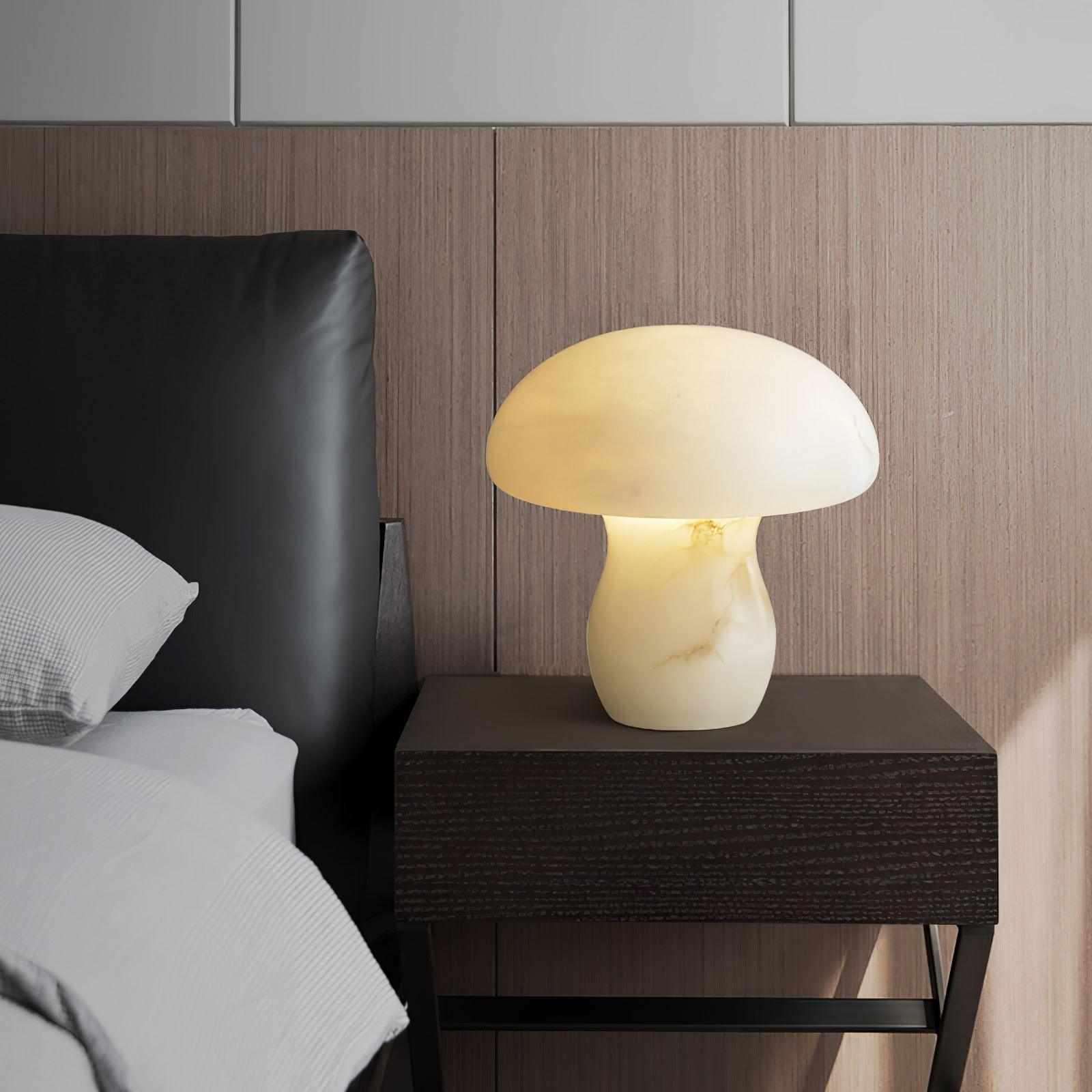 Alkmene - Alabaster Mushroom Table Lamp