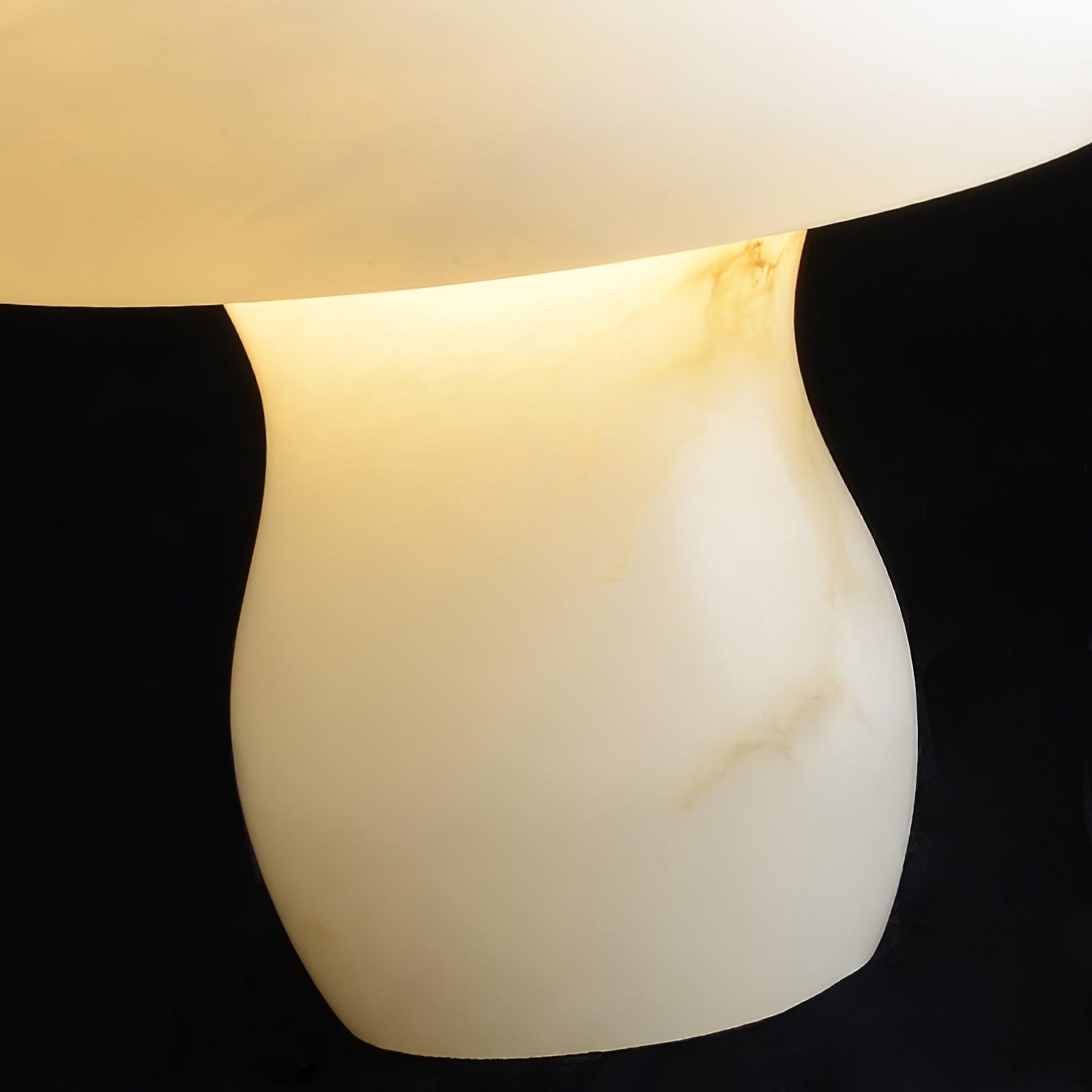 Alkmene - Alabaster Mushroom Table Lamp