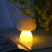 Alkmene - Alabaster Mushroom Table Lamp