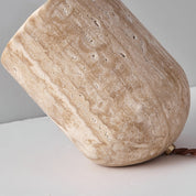 Heliodora - Travertine Table Lamp