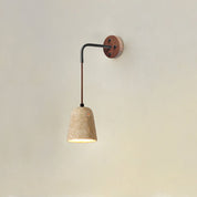 Eurynome - Travertine Dome Wall Light