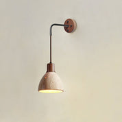 Eurynome - Travertine Dome Wall Light