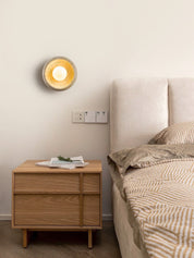 Doto - Curved Travertine Wall Light