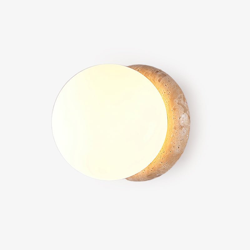 Triton - Hand-Polished Travertine Wall Light