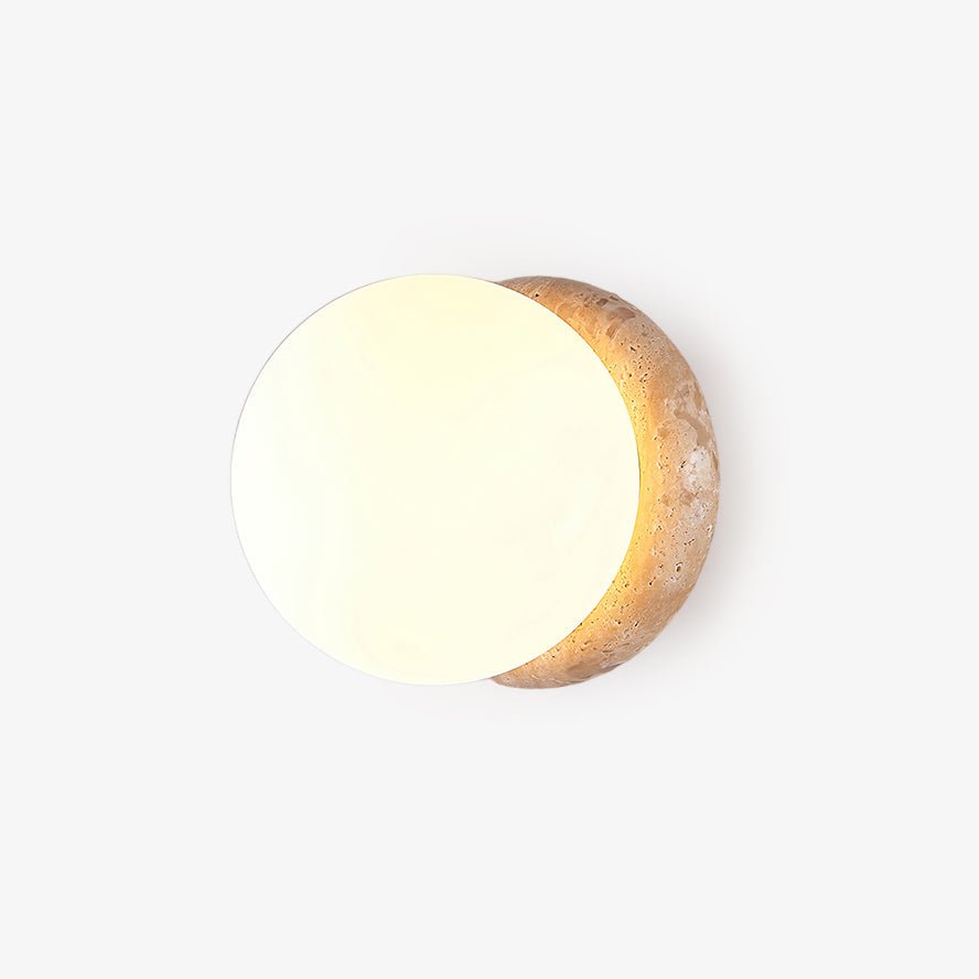 Triton - Hand-Polished Travertine Wall Light