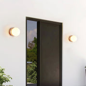 Triton - Hand-Polished Travertine Wall Light