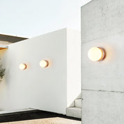 Triton - Hand-Polished Travertine Wall Light