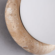 Triton - Hand-Polished Travertine Wall Light