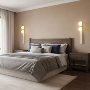 Taygete - Asymmetric Travertine Wall Sconce