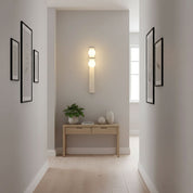 Taygete - Asymmetric Travertine Wall Sconce