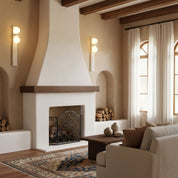 Taygete - Asymmetric Travertine Wall Sconce