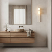 Taygete - Asymmetric Travertine Wall Sconce
