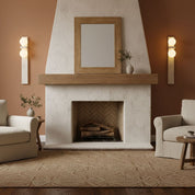 Taygete - Asymmetric Travertine Wall Sconce