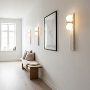 Taygete - Asymmetric Travertine Wall Sconce
