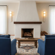 Taygete - Asymmetric Travertine Wall Sconce