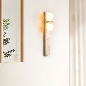 Taygete - Asymmetric Travertine Wall Sconce