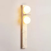 Taygete - Asymmetric Travertine Wall Sconce