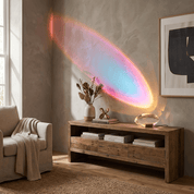 Lithea - Crystal Glass Oval Table Lamp