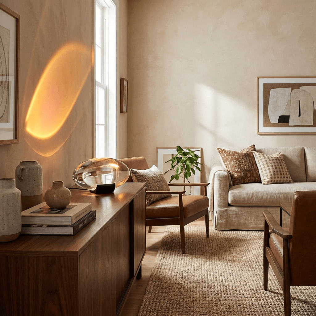 Lithea - Crystal Glass Oval Table Lamp