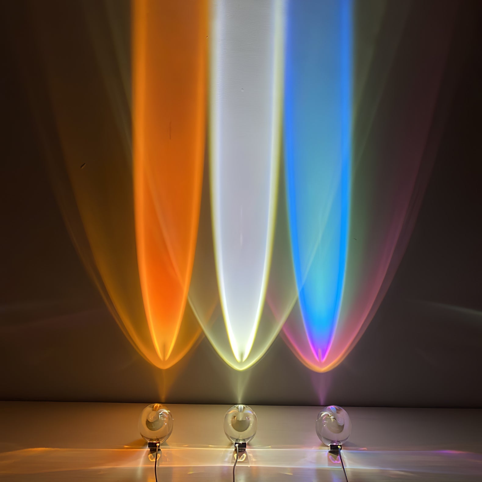 Lithea - Crystal Glass Oval Table Lamp