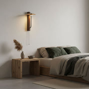 Alkaia - Travertine Disc Wall Lamp