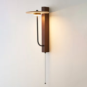 Alkaia - Travertine Disc Wall Lamp