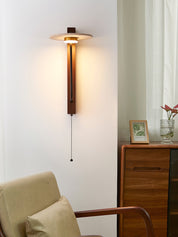 Alkaia - Travertine Disc Wall Lamp