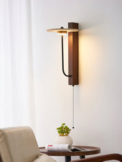 Alkaia - Travertine Disc Wall Lamp