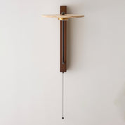 Alkaia - Travertine Disc Wall Lamp
