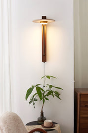 Alkaia - Travertine Disc Wall Lamp