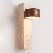 Proteus - Cordless Travertine Wall Light